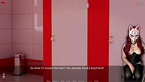 Ms. Denvers dances seductively at the nightclub in anime