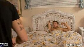 Can this lusty gay handle monster cock group fuck?