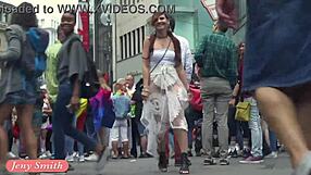 Jeny Smith's daring public outings in transparent dresses