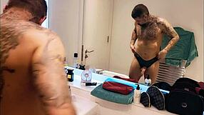 Dirty Gets All Horny In The Bathroom Shower