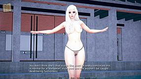 3D animated porn game with hot babes and big boobs