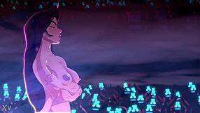 Damn, that's so exciting in public outdoor cartoon