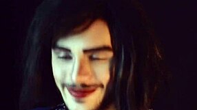 stole his books from the brunette twink