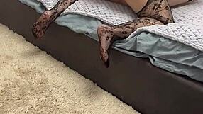 i was visited by a neighbor in various poses