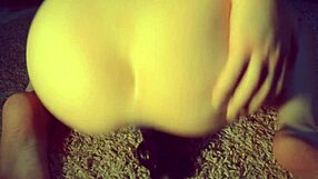 petite teen feels intense orgasm riding bbc dildo with butt plug