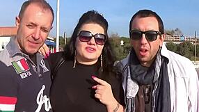 Two Horny Friends Engage in Public Blowjob and Squirting