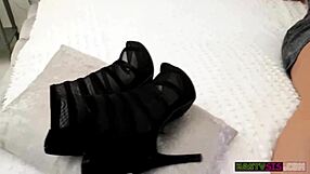 The slutty princess andi rose enjoys giant cock in various positions