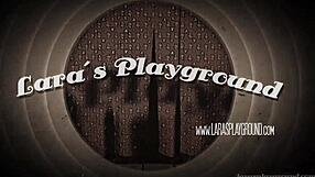 lara latex can't resist young men and their eager hands