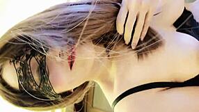 i enjoy the japanese princess's huge ass and monster cock in super hard sex, she's tall with blue eyes