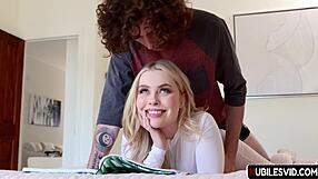 Little Princess Haley Spades Craves Stepbro's Deep Load