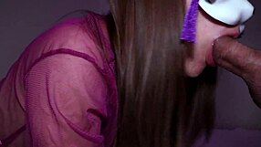 This Bitch Greedily Sucks My Dick And Fucks Doggy Style