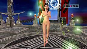 Feel The Passion In This Animated 3D Indian Teen's Sexy Poses