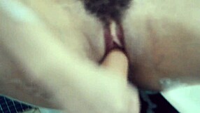 i'm sharing my hotel room experience with a skinny latina girl using a toy in the shower