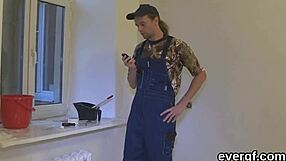 Broke Dude Lets Slutty Friend Ride His Ex-Girlfriend For Hard Cash.