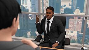 wife cucks husband for promotion, sexy threesome?