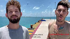 Hot Latino Gay Sex on Beach