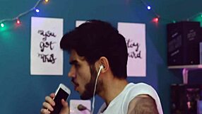 stole his books from the brunette twink