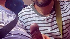 chupadita en el autobus with mexican amateurs in public outdoor setting