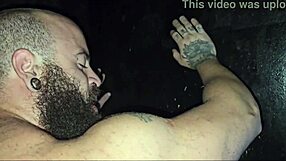 Personal Trainer Seduced by Friends in Basement Sweat and Tension Until They Cum Deliciously