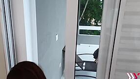 i give my girlfriend a massage with a happy ending, rubbing her big tits and ass.