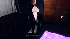 My curvy 3D Asian character got slammed hard by her fat boss in this wild scene