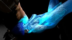 Cortana sucks master chief's dick in deepthroat outfit