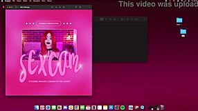 temresa gwiazdunia dances and crossdresses on sex cam with music