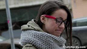 Nerdy Birdy Izi Ashley Feels Emotions in Dirty Teen Porn with Blowjob and Doggy Style