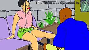 Lonely African Nailcutter Indulges in Horny Foot Fetish Anime Fantasy