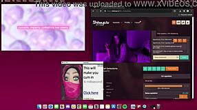 temresa gwiazdunia dances and crossdresses on sex cam with music