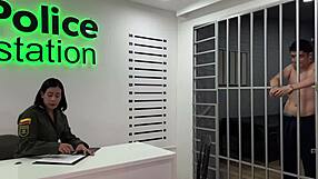 colombian cop sucks dick at station in rough real sex video with kylei ellish