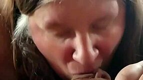 In this story, the friend's wife cheats with a topless blowjob