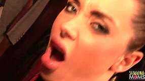 Brunette hottie with big boobs takes care of a thick dick?