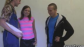 Broke Dude Lets Slutty Friend Ride His Ex-Girlfriend For Hard Cash.