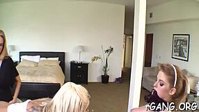 Admirable group banging!