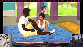 Emotional Encounter Between Jonnystone and Latina Model