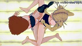 Himiko Toga and Ochako Uraraka engage in INTENSE LESBIAN PLAY and SEX in My Hero Academia hentai