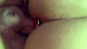 Slut rides anal toys to a messy creampie finish