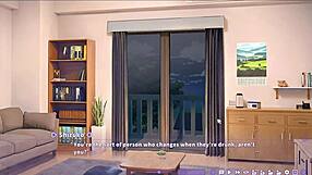 Summer clover engages in uncensored hentai lovey dovey missionary sex with female boss shizuko