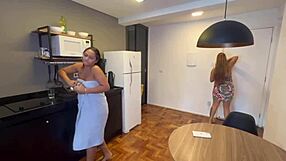 We called the neighbor to open the candy jar, but he opened my sheer red ass instead