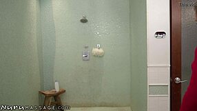 aj applegate gives naughty nuru massage to her best friend's stepbrother