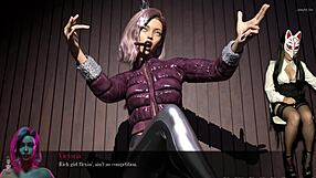 sin heels 4 featuring upskirt scenes in anime style