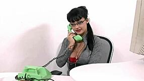 secretary endures anal creampie at office desk