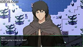 succubus covenant hentai game ep 6 shows half-naked angels in cathedral