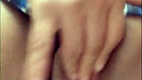 latina milf masturbates tight pussy with dildo and friend