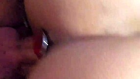 Slut rides anal toys to a messy creampie finish