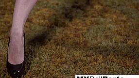 Pin-up princess Jenna J Ross poses in lingerie and stockings