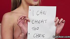 Foxy Babe Feels Intense Pleasure Swallowing Sperm Load