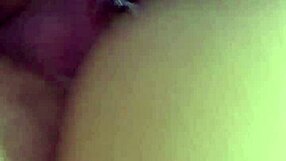 Slut rides anal toys to a messy creampie finish