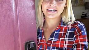 teen 18+ newbie gets fucked and blows big cock